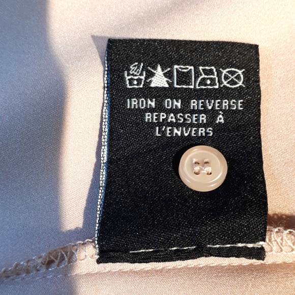 4 for $30 le chateau Stretch Satin Button Back Sleeveless Blouse - Picture 6 of 10